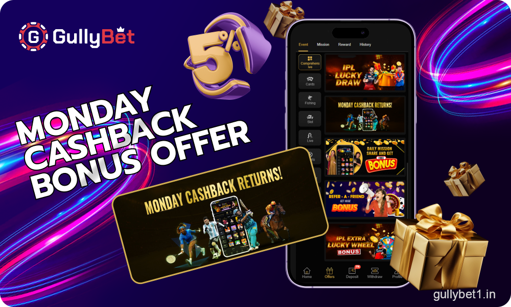 Esempio di offerta di cashback simile a quelle di Minniebet